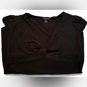 Vintage Banana Republic Black Top with Twist